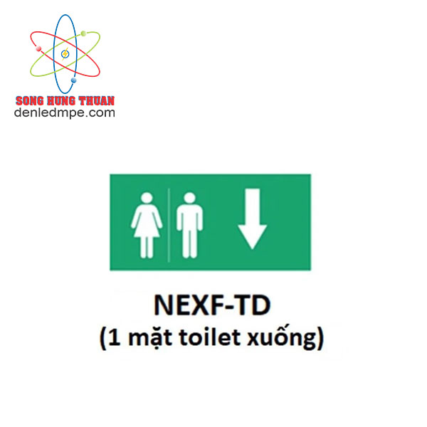Hình chỉ hướng toilet dưới Nanoco NEXF-TD