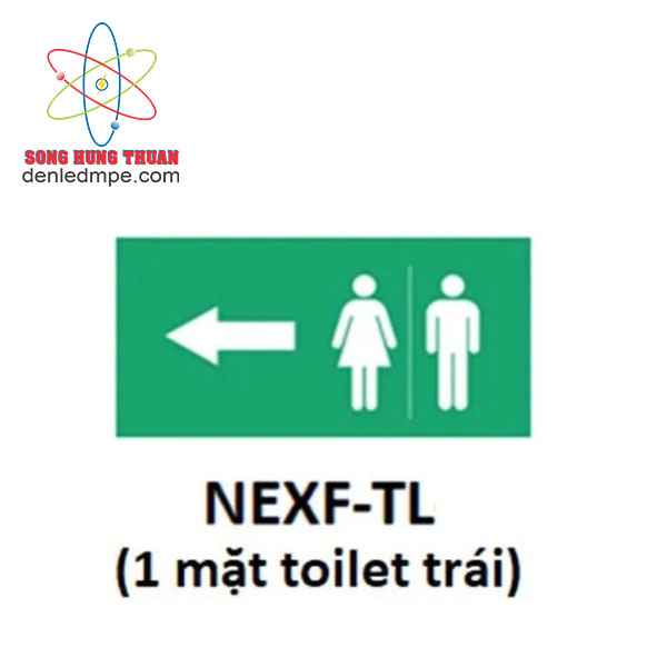 Hình chỉ hướng toilet trái Nanoco NEXF-TL