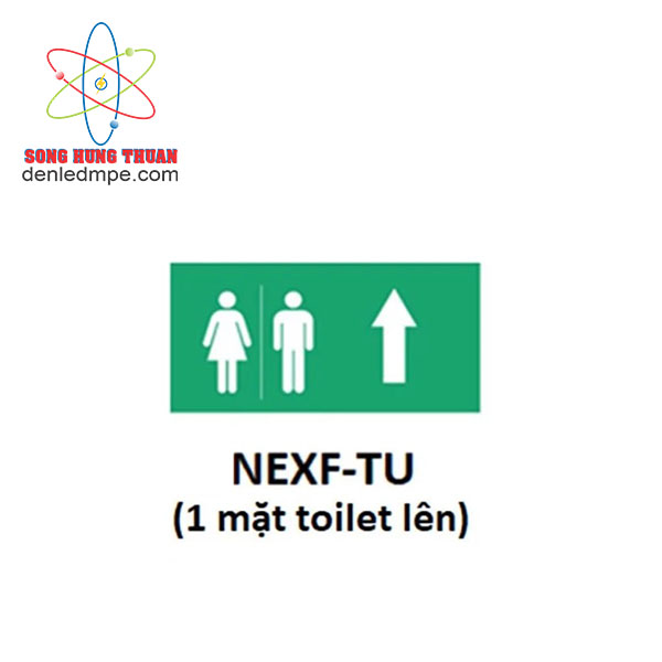 Hình chỉ hướng toilet trên NEXF-TU